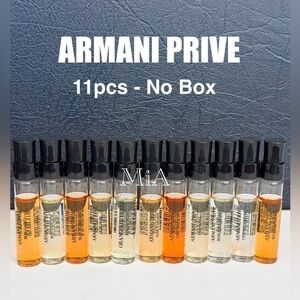 ARMANI PRIVE Perfume Sample 2ml (11pcs) NEW No Box